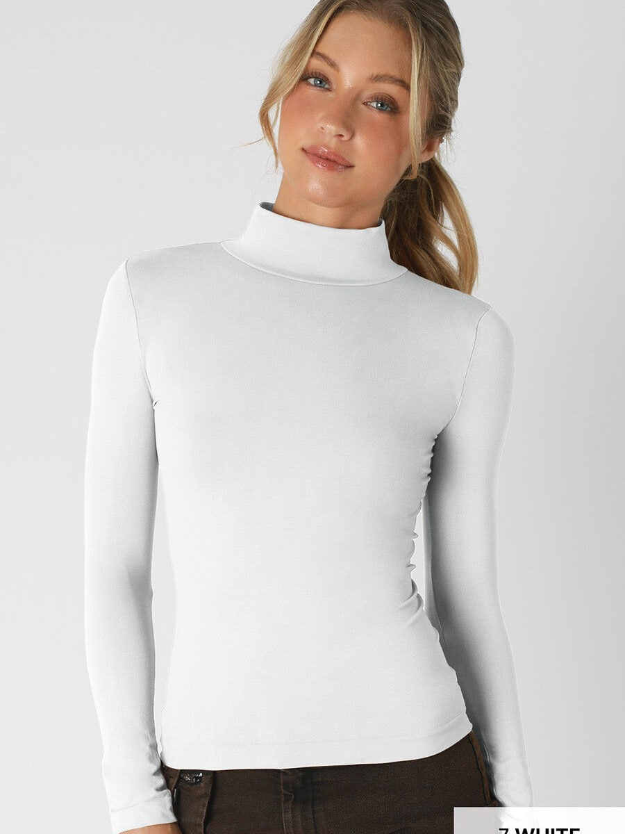 Easygoing Mock Neck Top