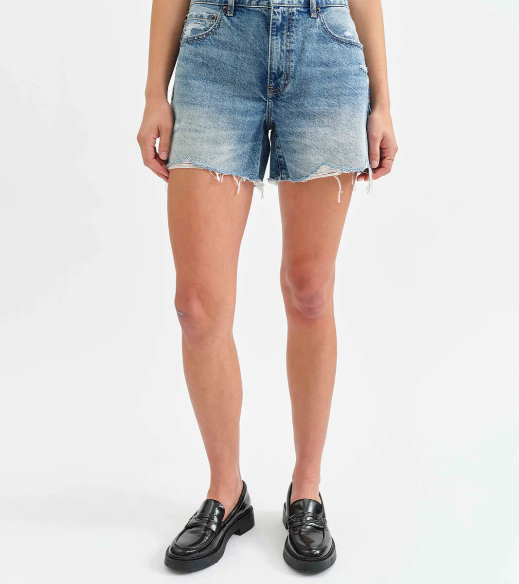 Minimal Heritage Denim Shorts