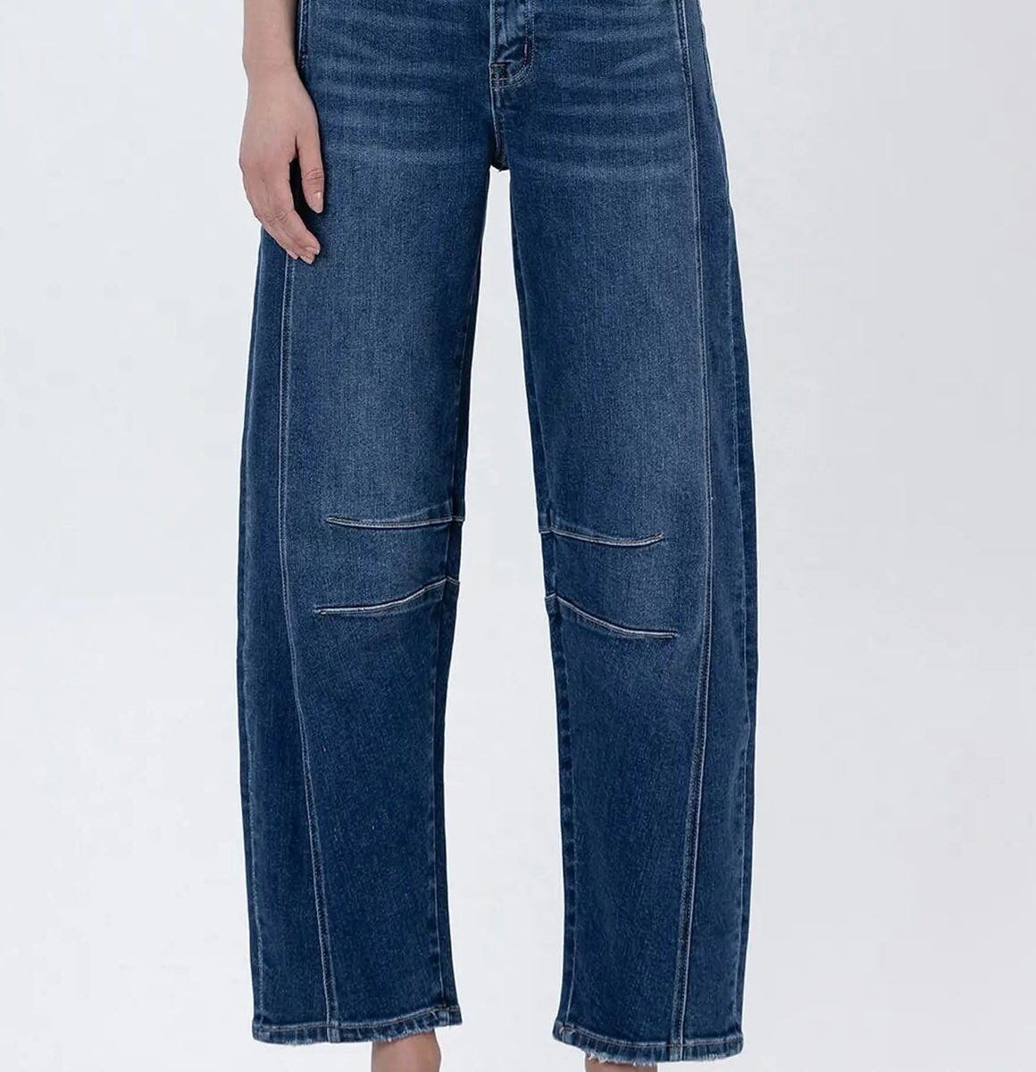 Relaxed Layer Contemporary Barrel Jeans