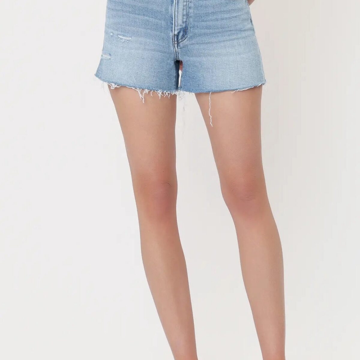 Structured City Modern Essential Clean Denim Shorts