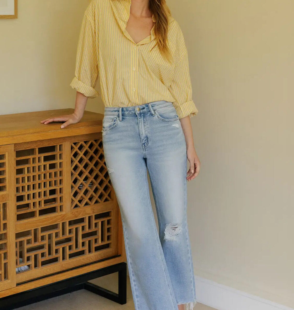 Clean Modern Simple Weekend Essential Balance Jeans