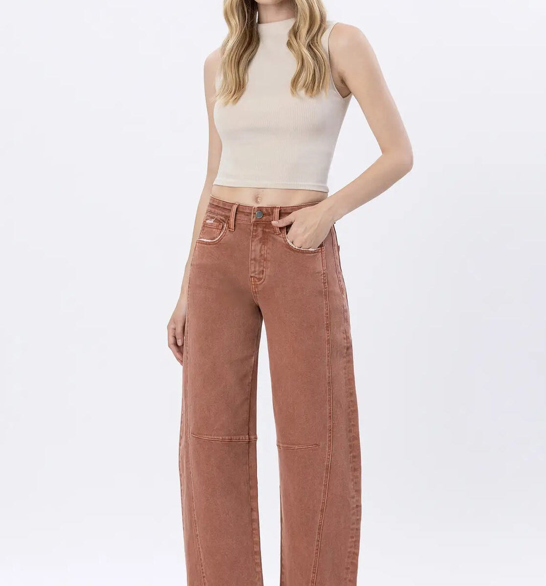 Smooth Flex Refined Barrel Jeans