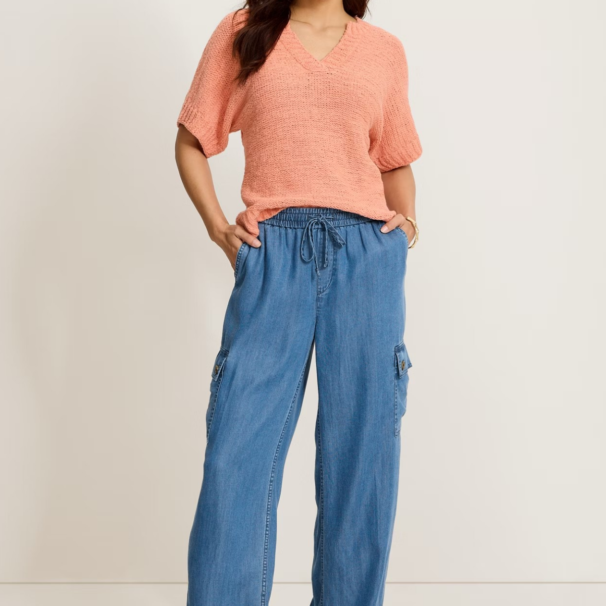 Timeless Signature Classic Texture Cargo Pants